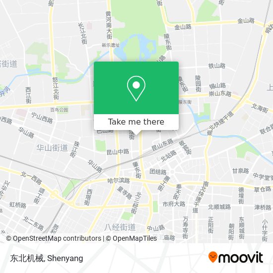东北机械 map