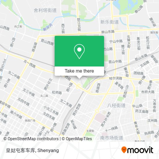 皇姑屯客车库 map