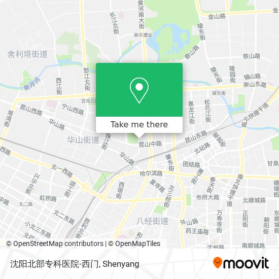 沈阳北部专科医院-西门 map