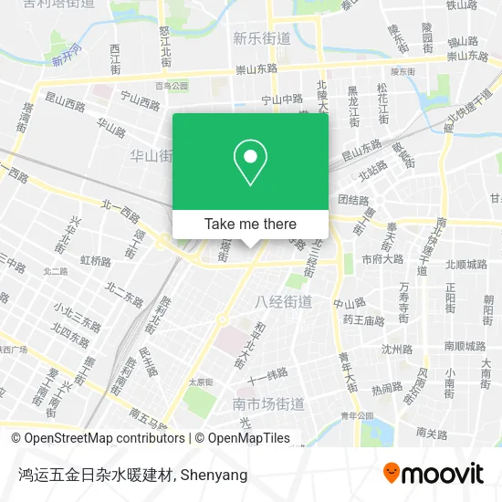 鸿运五金日杂水暖建材 map