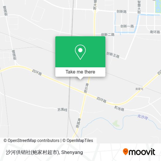 沙河供销社(鲍家村超市) map