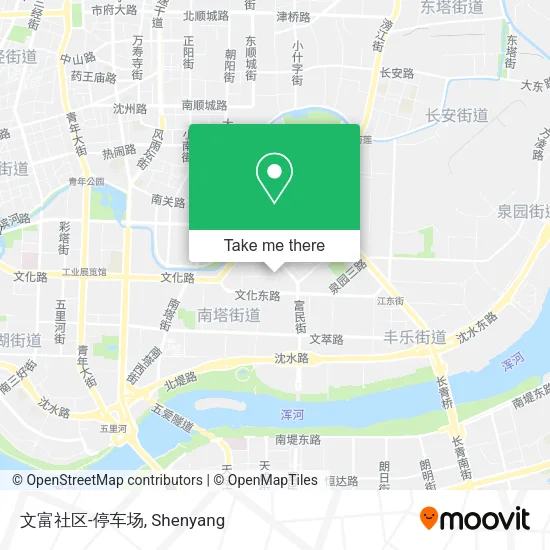 文富社区-停车场 map