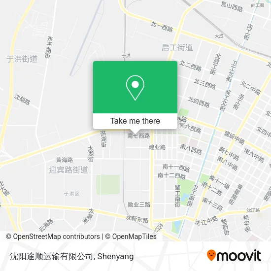 沈阳途顺运输有限公司 map
