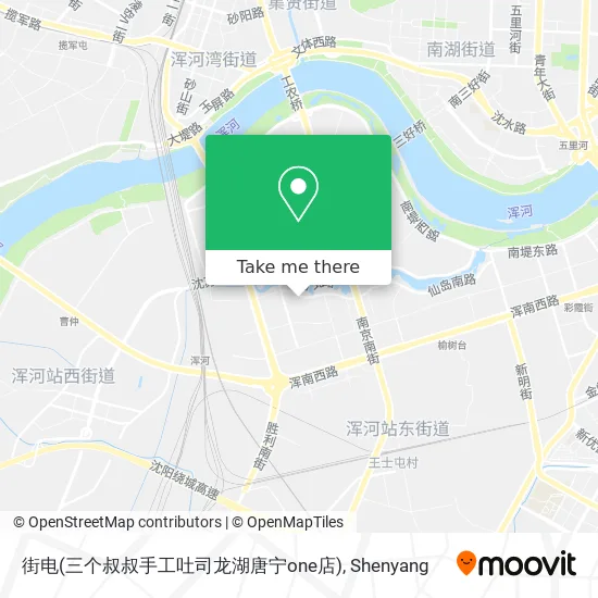 街电(三个叔叔手工吐司龙湖唐宁one店) map