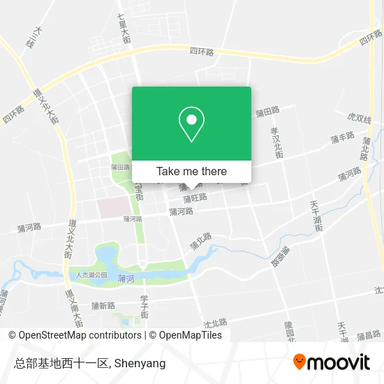 总部基地西十一区 map