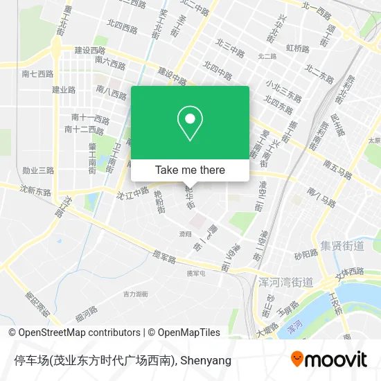 停车场(茂业东方时代广场西南) map