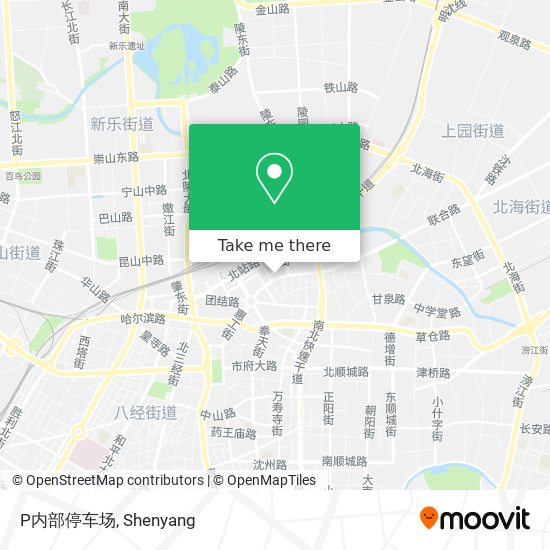 P内部停车场 map