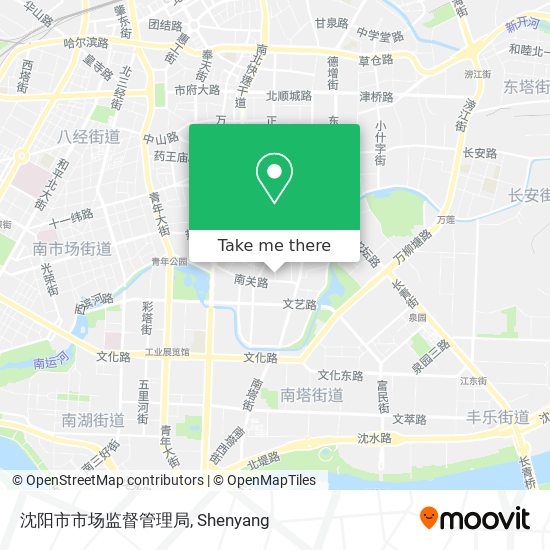 沈阳市市场监督管理局 map