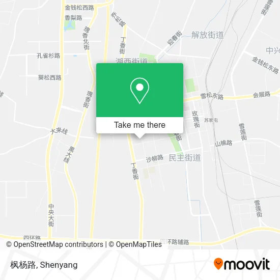 枫杨路 map