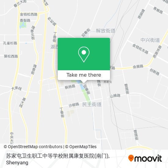 苏家屯卫生职工中等学校附属康复医院(南门) map