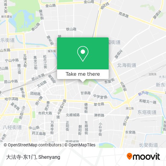 大法寺-东1门 map