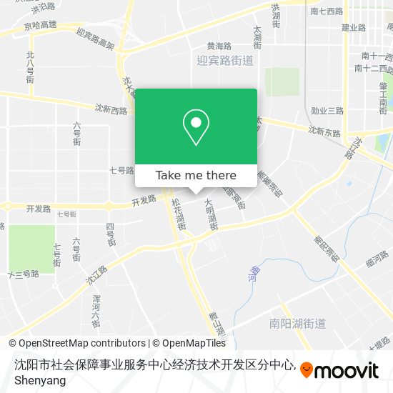 沈阳市社会保障事业服务中心经济技术开发区分中心 map