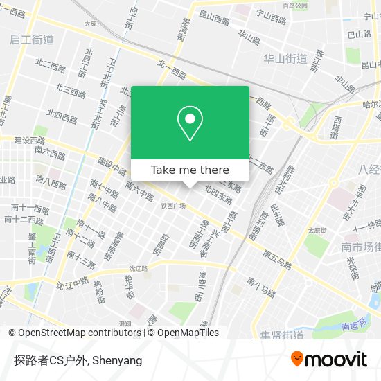 探路者CS户外 map
