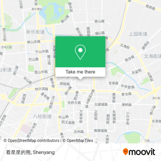 看星星的熊 map