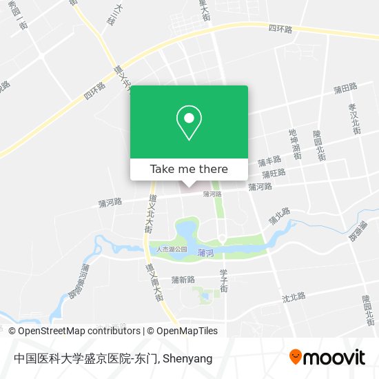 中国医科大学盛京医院-东门 map
