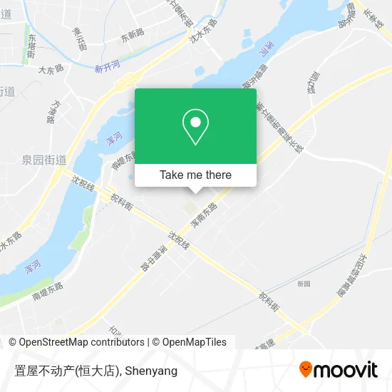 置屋不动产(恒大店) map