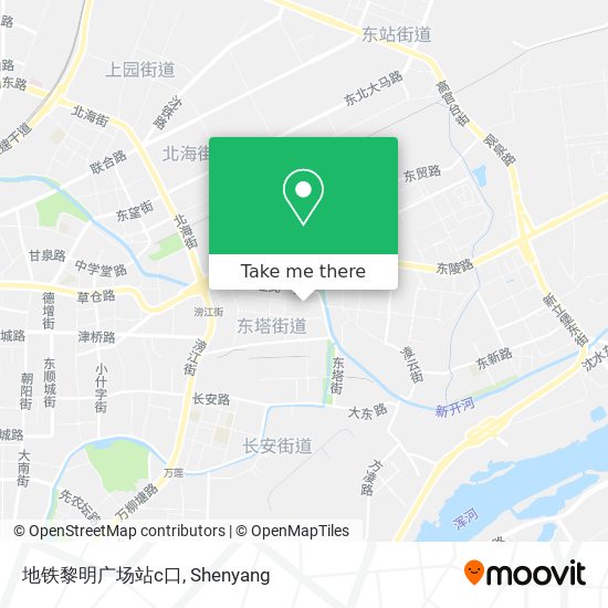 地铁黎明广场站c口 map