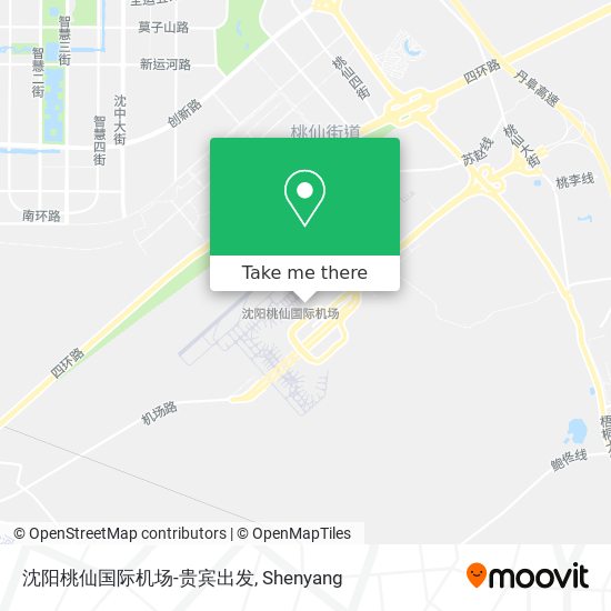 沈阳桃仙国际机场-贵宾出发 map