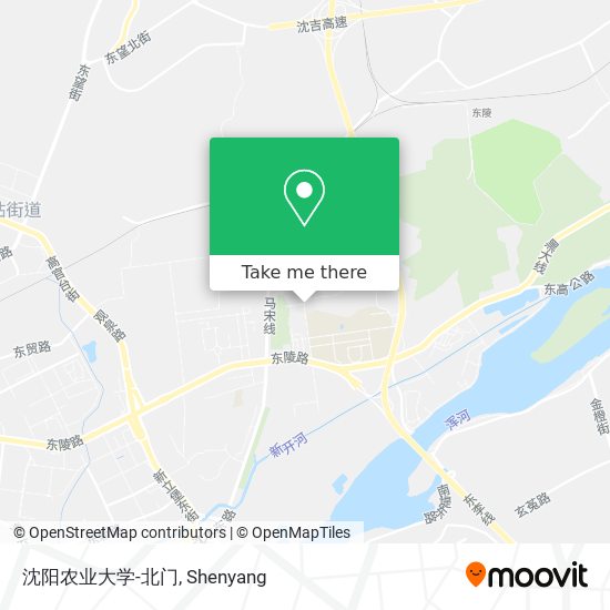 沈阳农业大学-北门 map