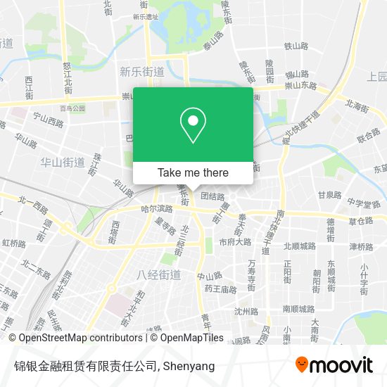 锦银金融租赁有限责任公司 map