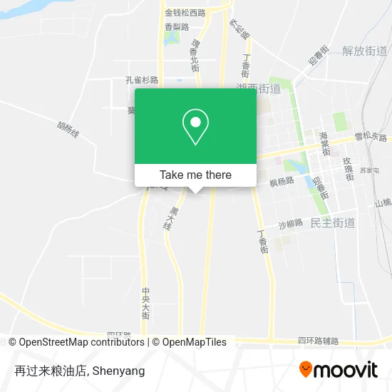 再过来粮油店 map