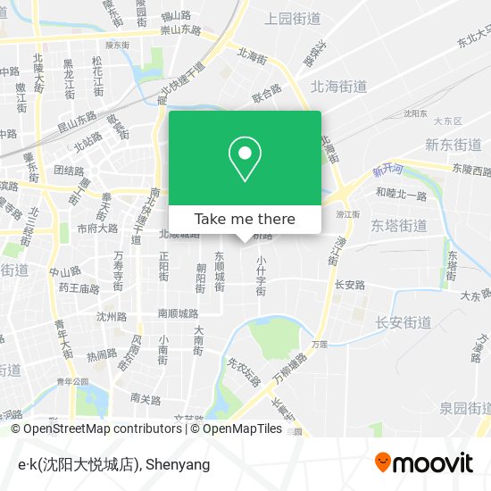 e·k(沈阳大悦城店) map