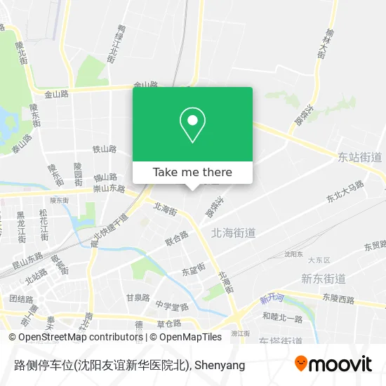 路侧停车位(沈阳友谊新华医院北) map