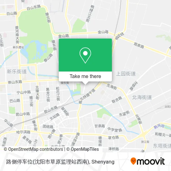 路侧停车位(沈阳市草原监理站西南) map