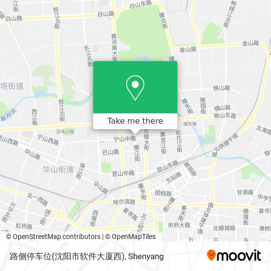 路侧停车位(沈阳市软件大厦西) map