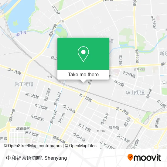 中和福茶语咖啡 map