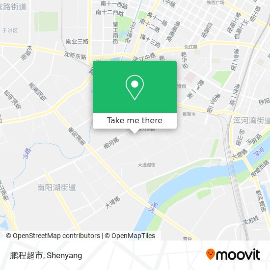 鹏程超市 map