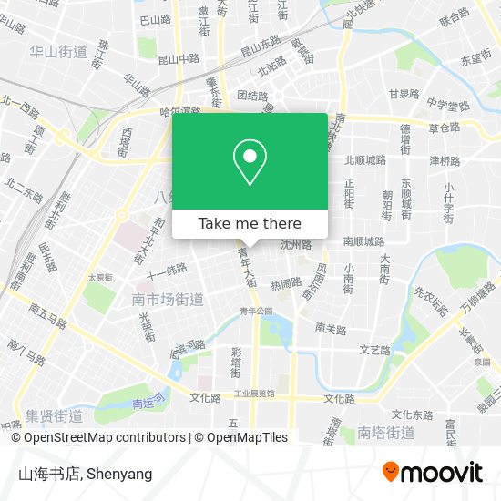 山海书店 map