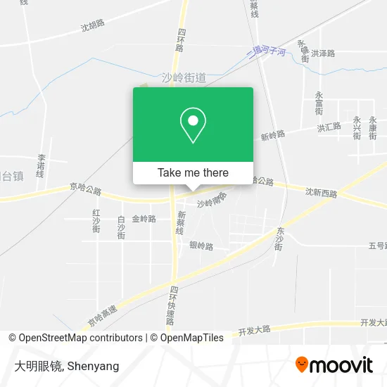 大明眼镜 map