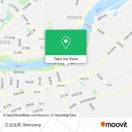 正达泓府 map