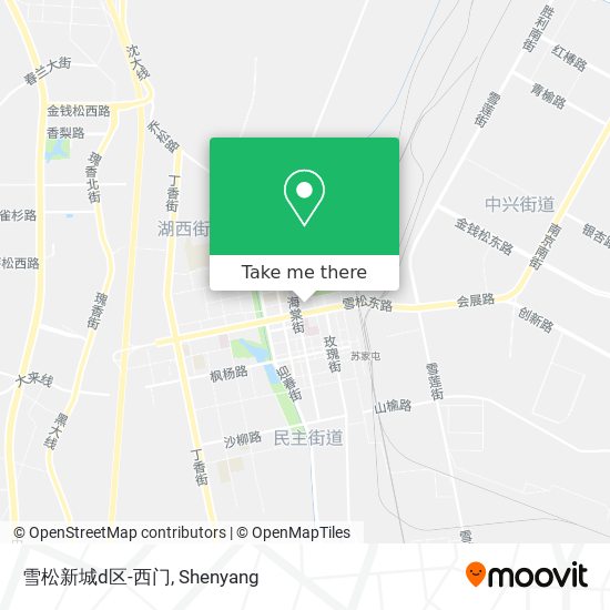 雪松新城d区-西门 map