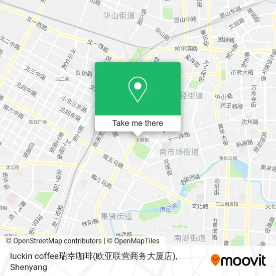 luckin coffee瑞幸咖啡(欧亚联营商务大厦店) map