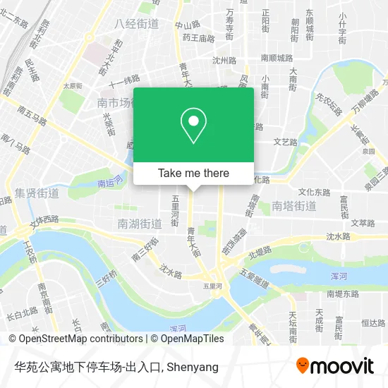 华苑公寓地下停车场-出入口 map