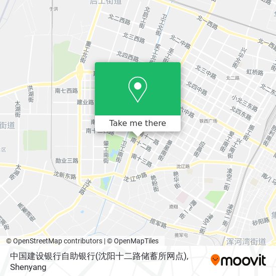 中国建设银行自助银行(沈阳十二路储蓄所网点) map