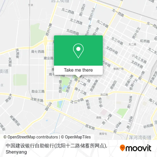 中国建设银行自助银行(沈阳十二路储蓄所网点) map