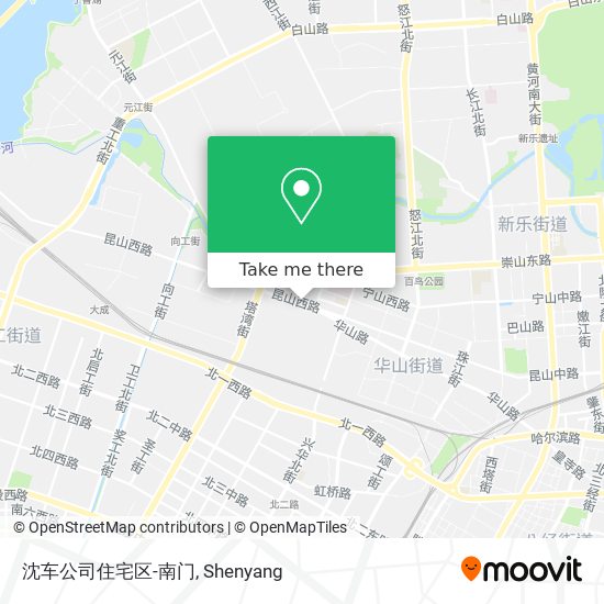 沈车公司住宅区-南门 map