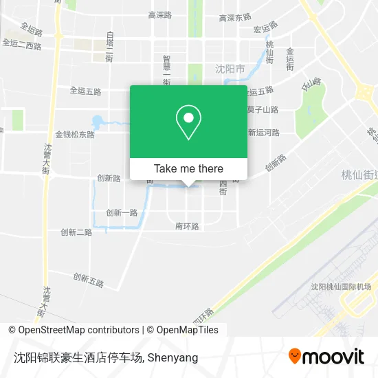 沈阳锦联豪生酒店停车场 map