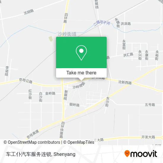 车工仆汽车服务连锁 map