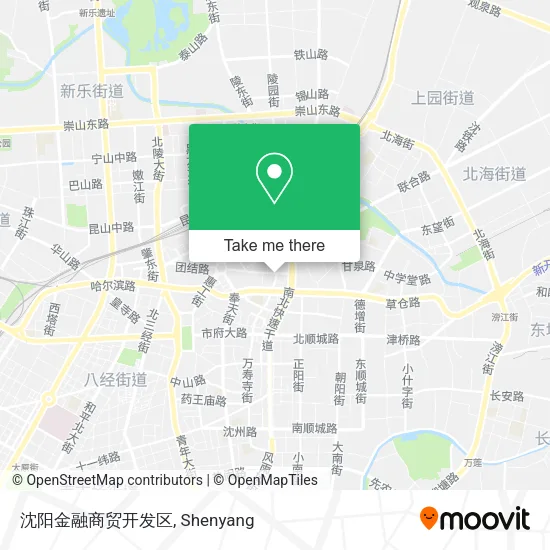 沈阳金融商贸开发区 map