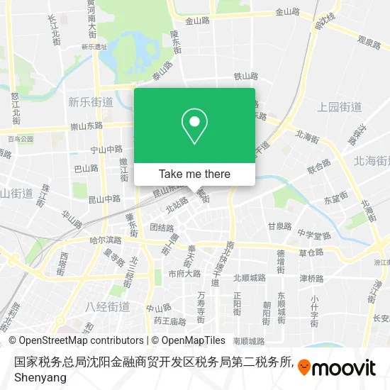 国家税务总局沈阳金融商贸开发区税务局第二税务所 map