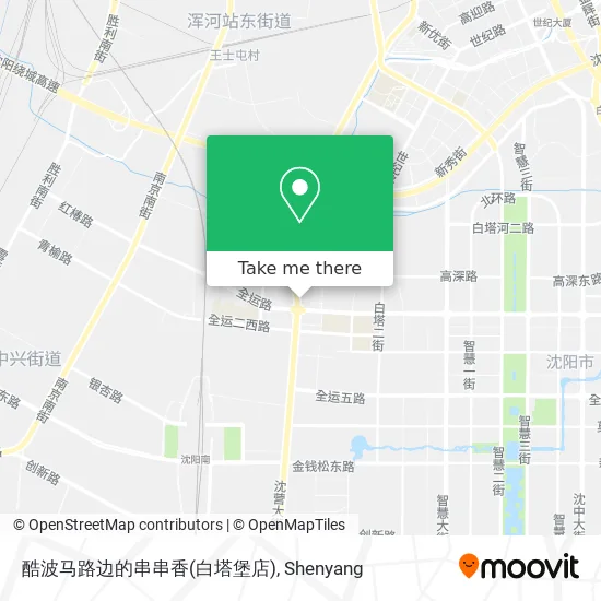 酷波马路边的串串香(白塔堡店) map