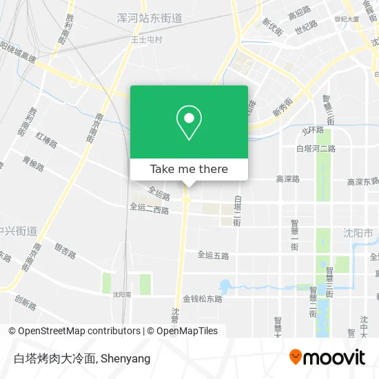 白塔烤肉大冷面 map