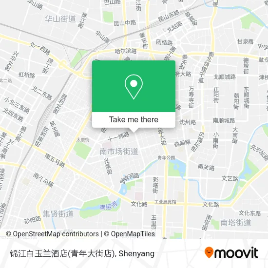 锦江白玉兰酒店(青年大街店) map