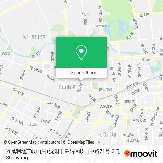 万威利地产岐山店+沈阳市皇姑区岐山中路71号-2门 map