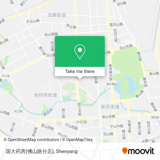 国大药房(佛山路分店) map