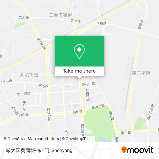 诚大国奥商城-东1门 map